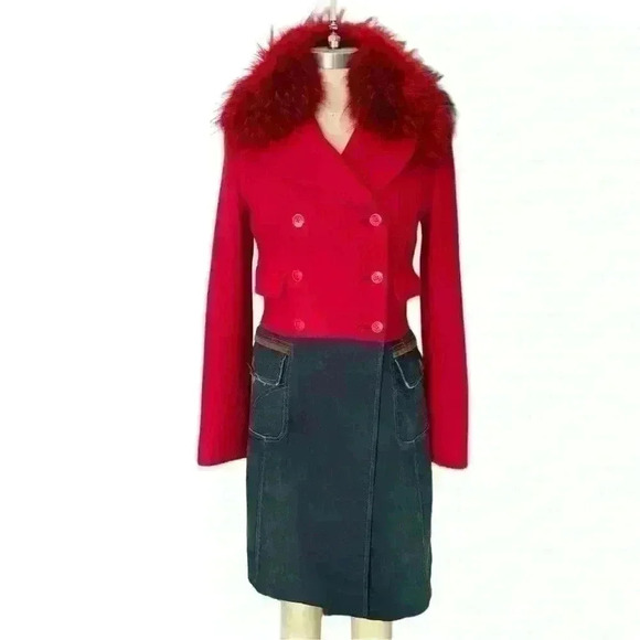 Dolce & Gabbana Wool Denim Coat,  Size 40/M - Picture 2 of 9